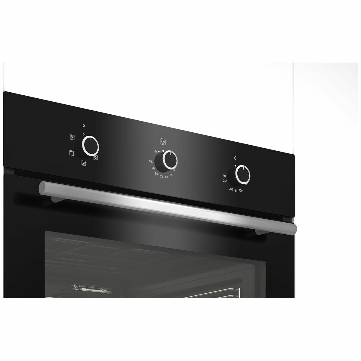 Altus 81L Multifunction Built-In Oven Black ABO6810FB