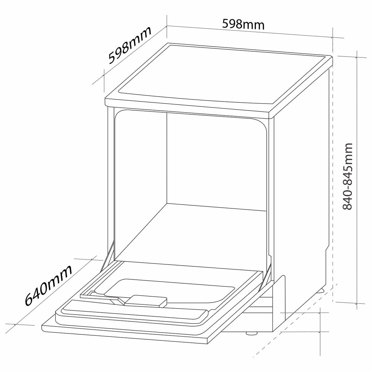 Artusi Freestanding Dishwasher ADW5002X