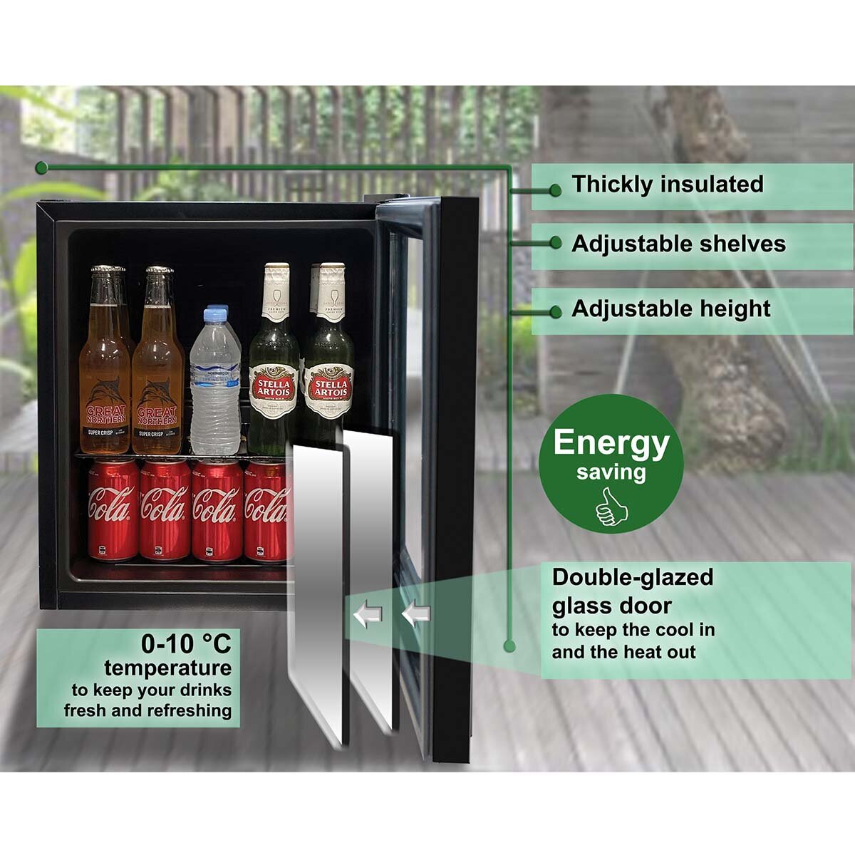 Airflo 46L Bar Fridge AFF46