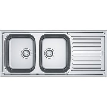 Franke Antea Double Bowl Sink With Right Hand Drainer AZX621RHD