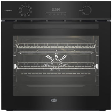 Beko 60cm Pyrolytic Multifunction Oven with SteamAdd and Airfry BBO6851PDX1