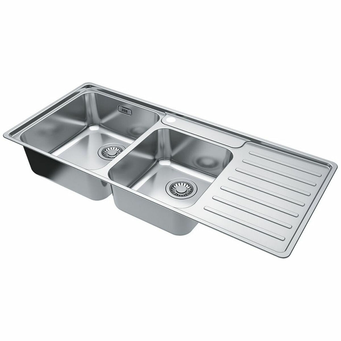 Franke Bell 1 and 3/4 Bowl Sink with Right Hand Drainer BCX621RHD
