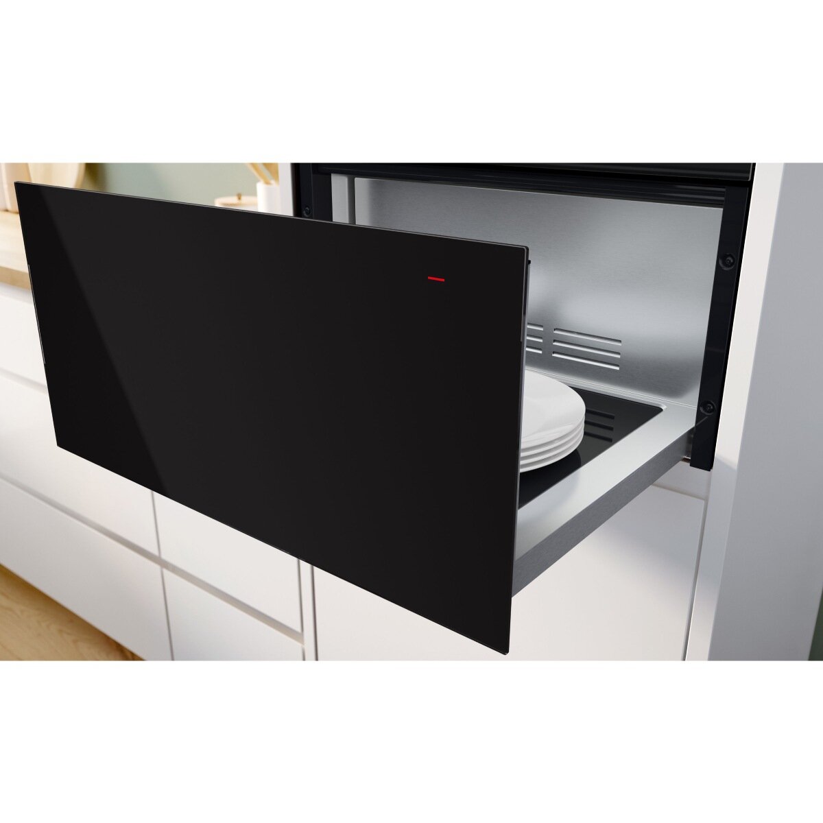 Bosch Series 8 29cm Built-In Warming Drawer Black BID9101B1