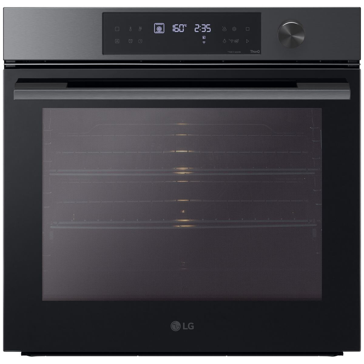 LG 60cm InstaView Series 7 Pyrolytic Oven Black BO607G1MB4