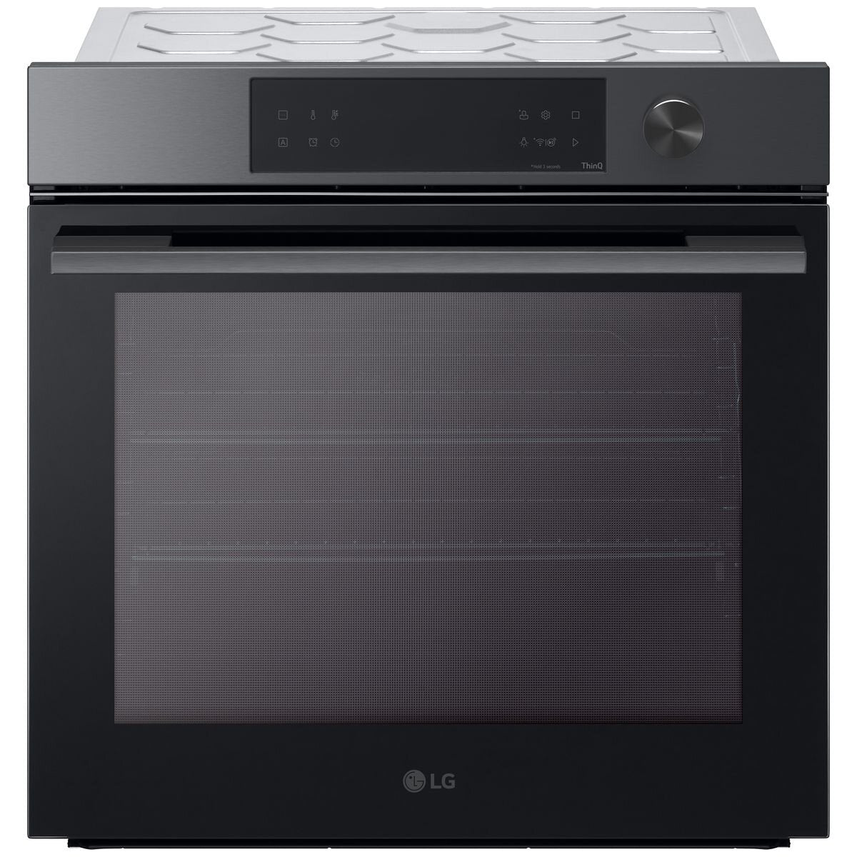 LG 60cm InstaView Series 7 Pyrolytic Oven Black BO607G1MB4
