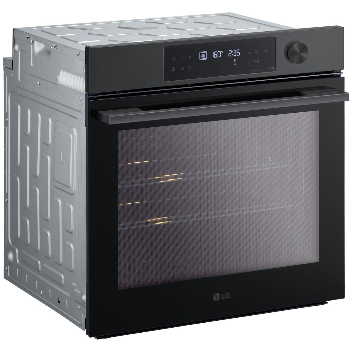 LG 60cm InstaView Series 7 Pyrolytic Oven Black BO607G1MB4