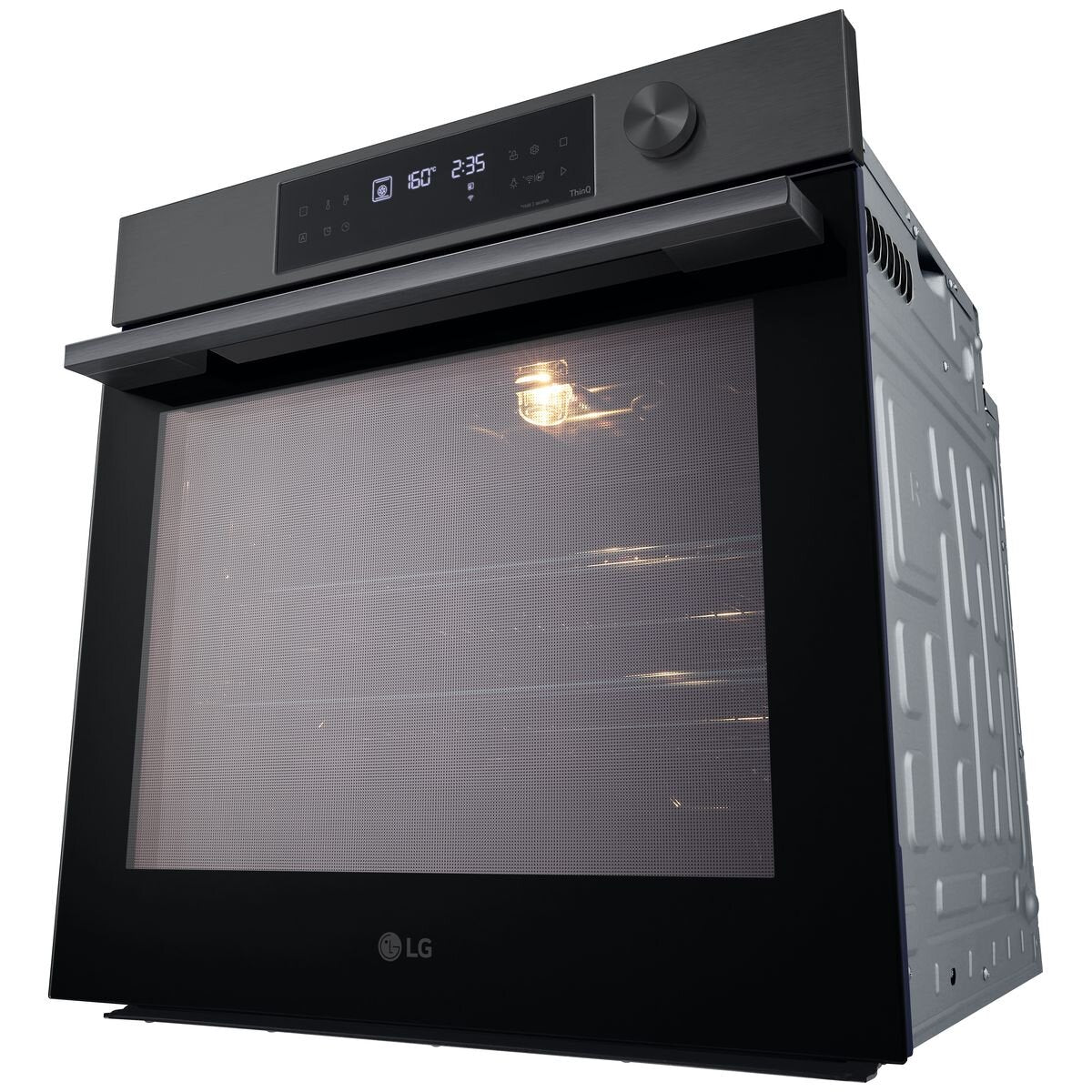LG 60cm InstaView Series 7 Pyrolytic Oven Black BO607G1MB4