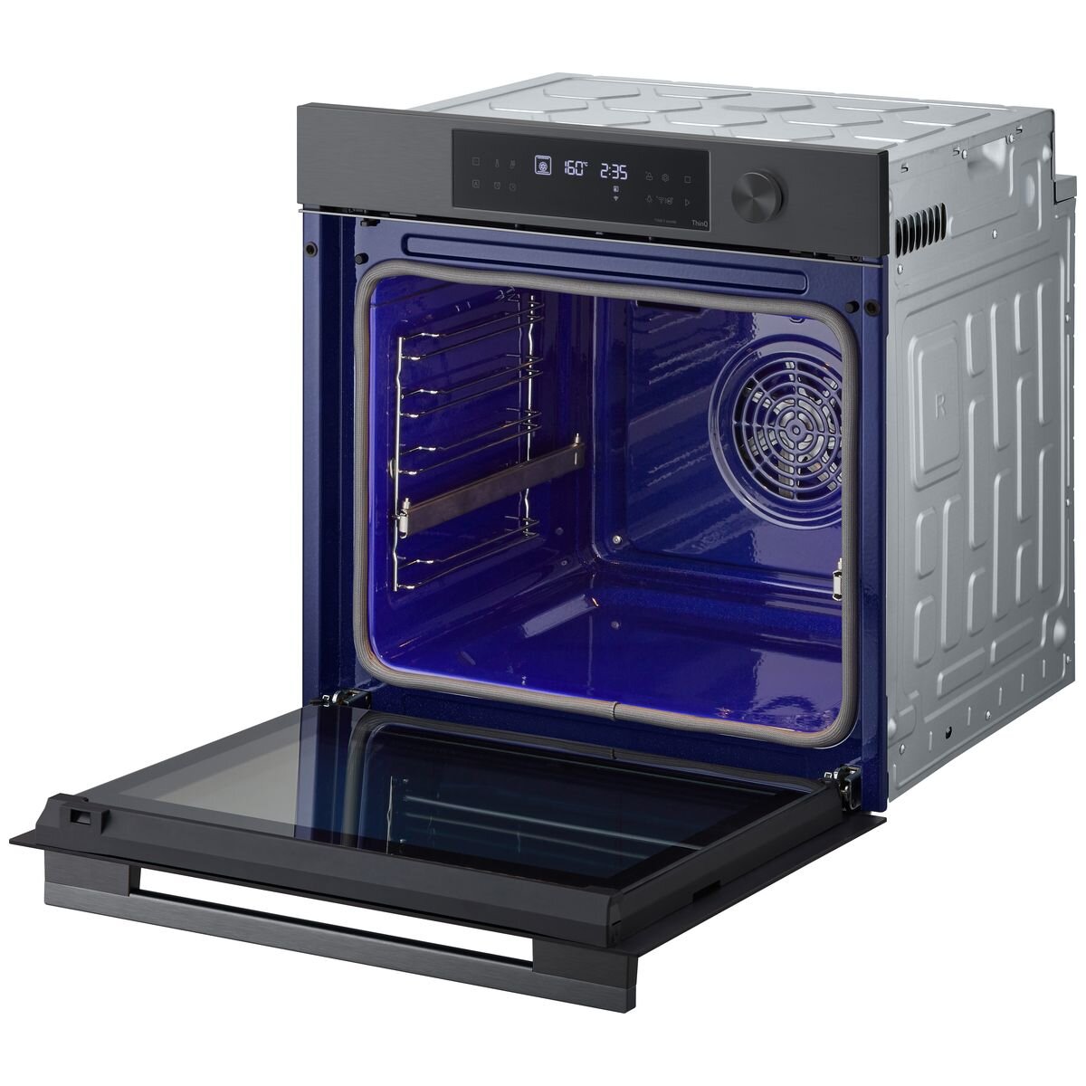 LG 60cm InstaView Series 7 Pyrolytic Oven Black BO607G1MB4