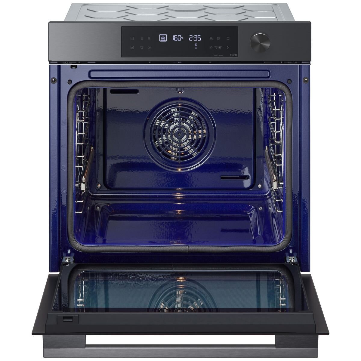 LG 60cm InstaView Series 7 Pyrolytic Oven Black BO607G1MB4