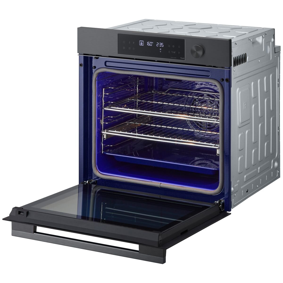 LG 60cm InstaView Series 7 Pyrolytic Oven Black BO607G1MB4