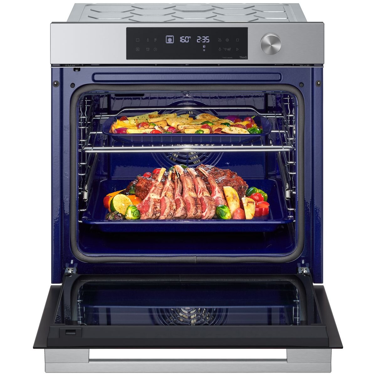 LG 60cm InstaView Series 7 Pyrolytic Oven Stainless Steel BO607G1S4