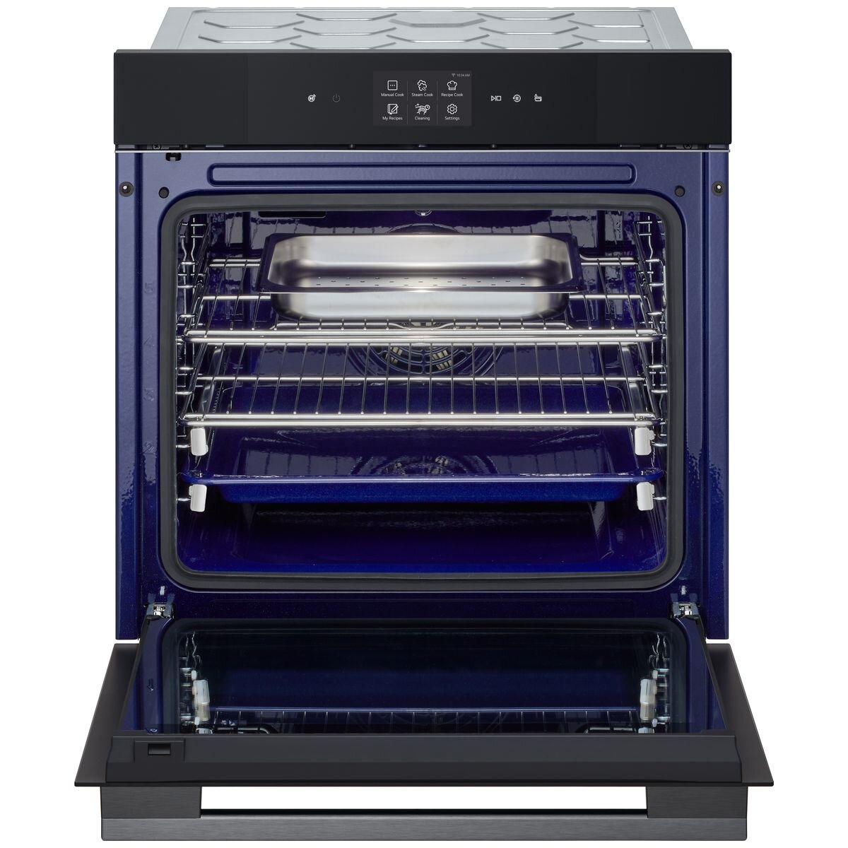LG 60cm InstaView Series 9 Full Steam Oven Black Glass BO609B2BG4