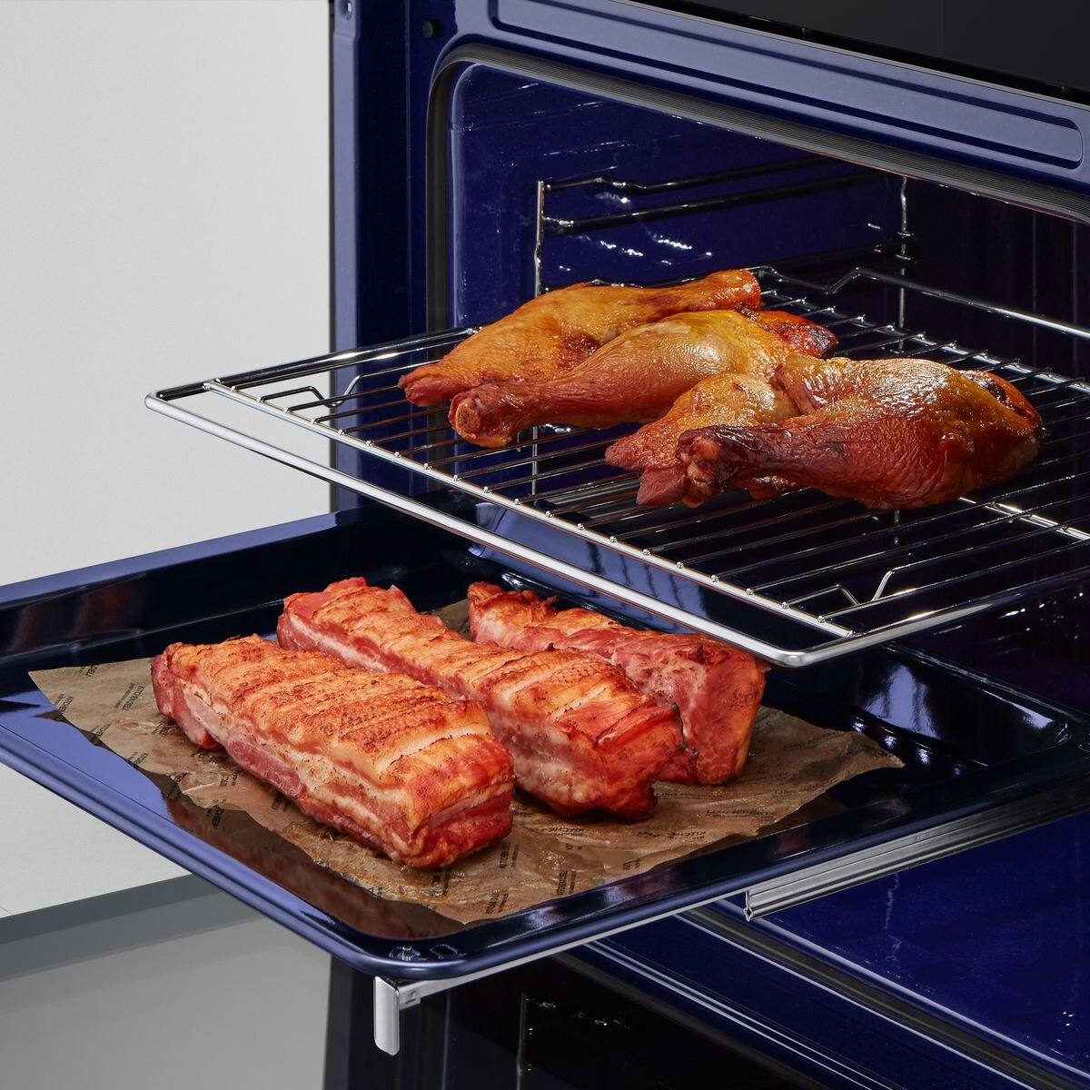 LG 60cm InstaView Series 9 Full Steam Oven Black Glass BO609B2BG4