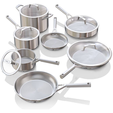 Ninja EverClad Commercial Grade Stainless Steel Cookware 7 Piece Set C99012