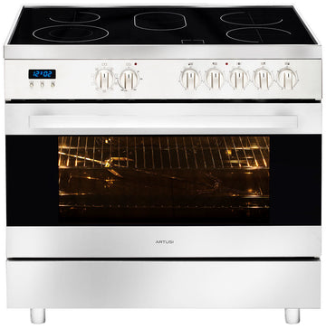 Artusi 90cm Freestanding Electric Oven/Stove CAFC95X