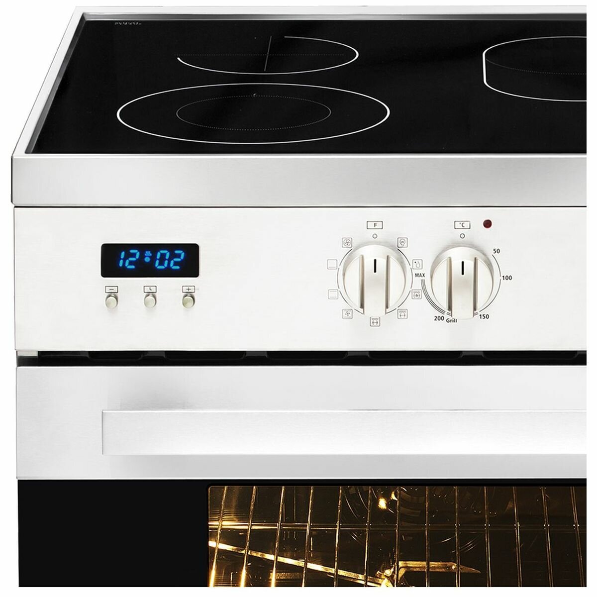 Artusi 90cm Freestanding Electric Oven/Stove CAFC95X