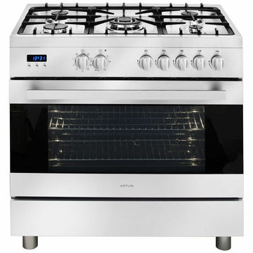 Artusi 90cm Freestanding Dual Fuel Oven/Stove CAFG91X