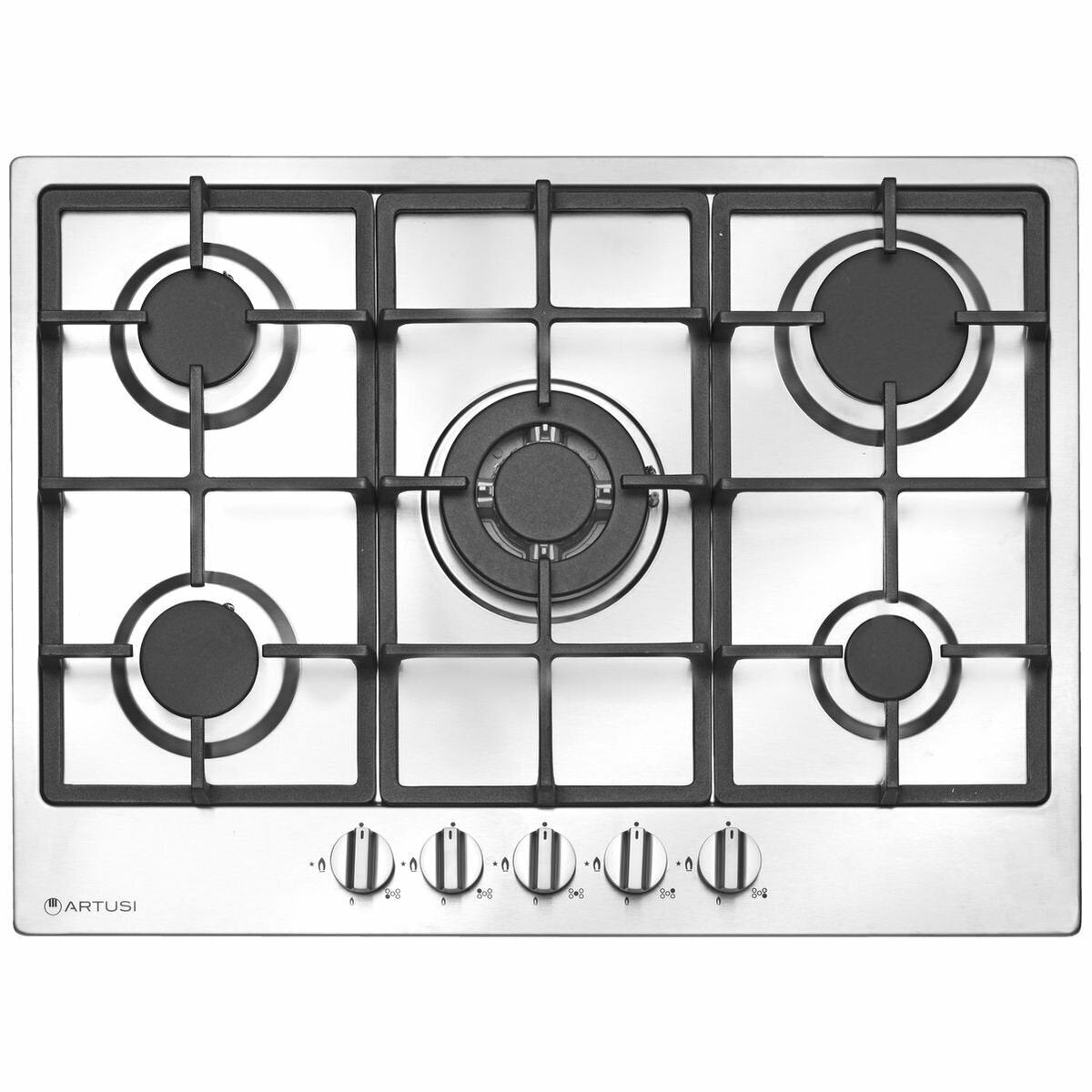 Artusi 70cm Natural Gas Cooktop CAGH75X