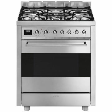 Smeg 70cm Dual Fuel Freestanding Oven CS7GMXA