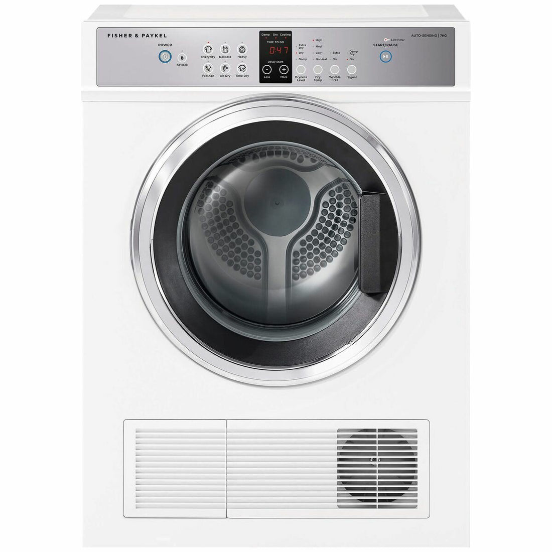 Fisher & Paykel 7kg vented dryer DE7060G2 outlet Perth front view