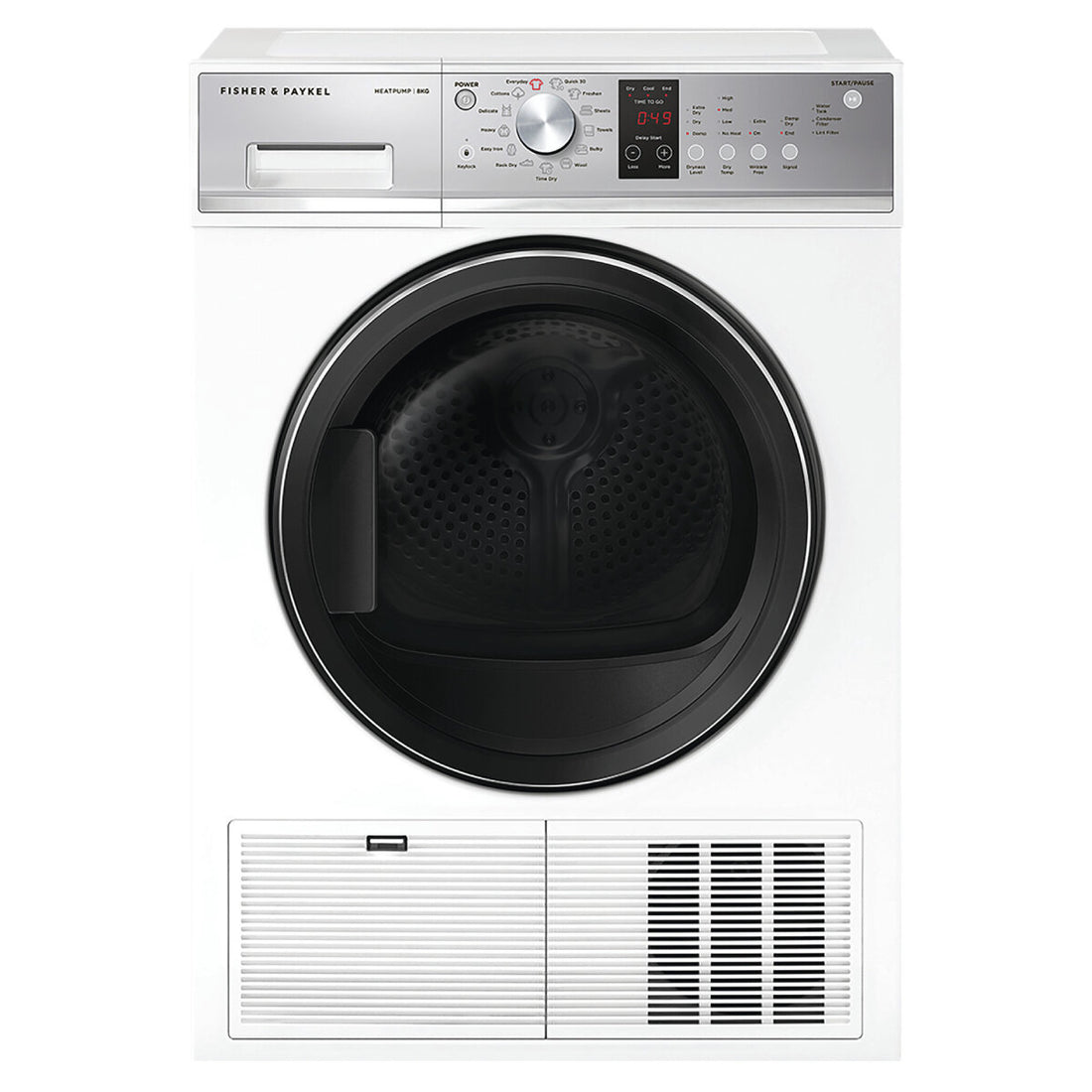 Fisher & Paykel 8kg heat pump dryer DH8060P3 white outlet Perth