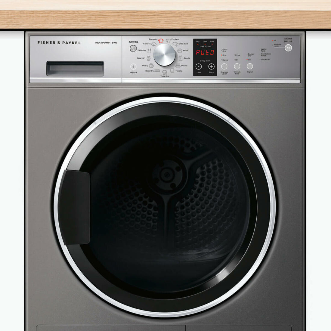 Fisher & Paykel Series 7 9kg Heat Pump Dryer Graphite DH9060PG2
