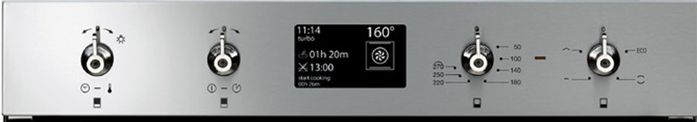 Smeg 60cm Classic Aesthetic Pyrolytic Electric Built-In Double Oven DOSPA6395X