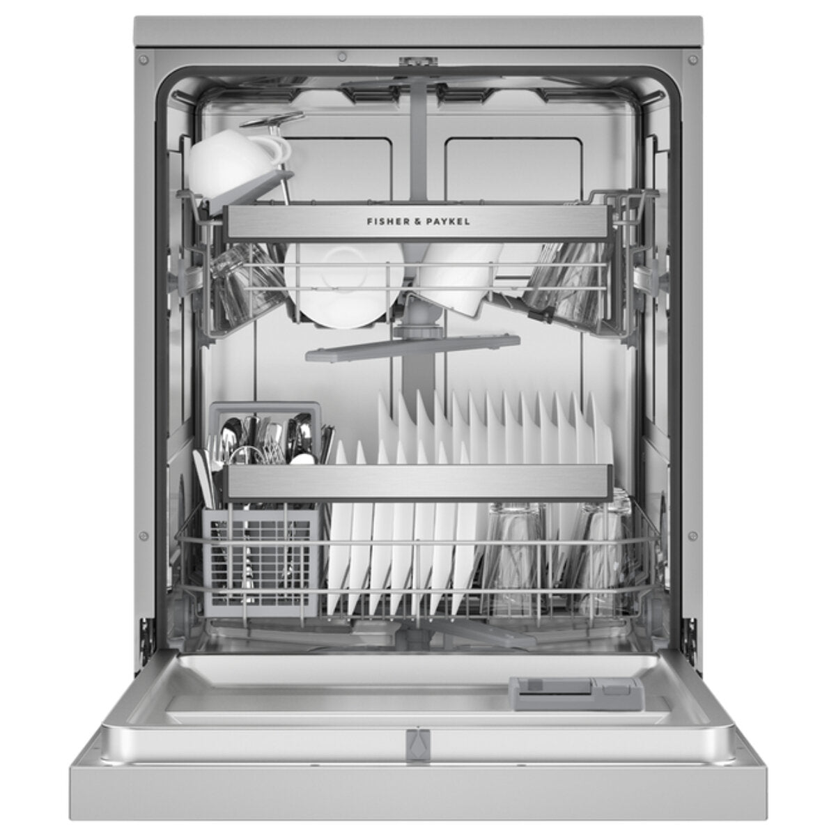 Fisher & Paykel 60cm Freestanding Dishwasher Stainless Steel DW60FC1X3