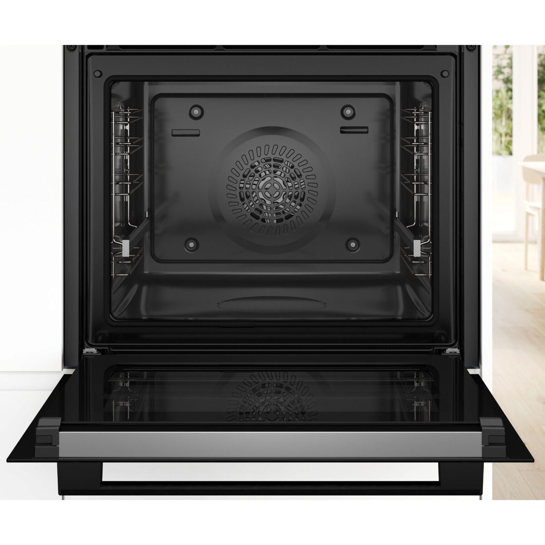 Bosch 60cm Series 4 Pyrolytic Black Oven HBA574EB3A