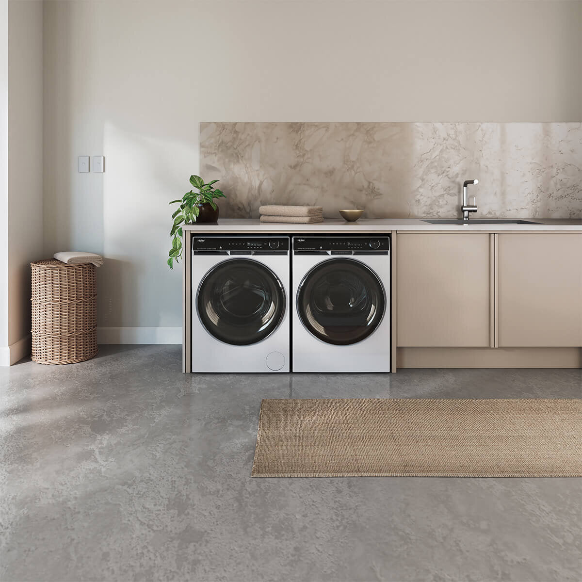 Haier 600 Series 10kg Heat Pump Dryer White HDHP10PXW1