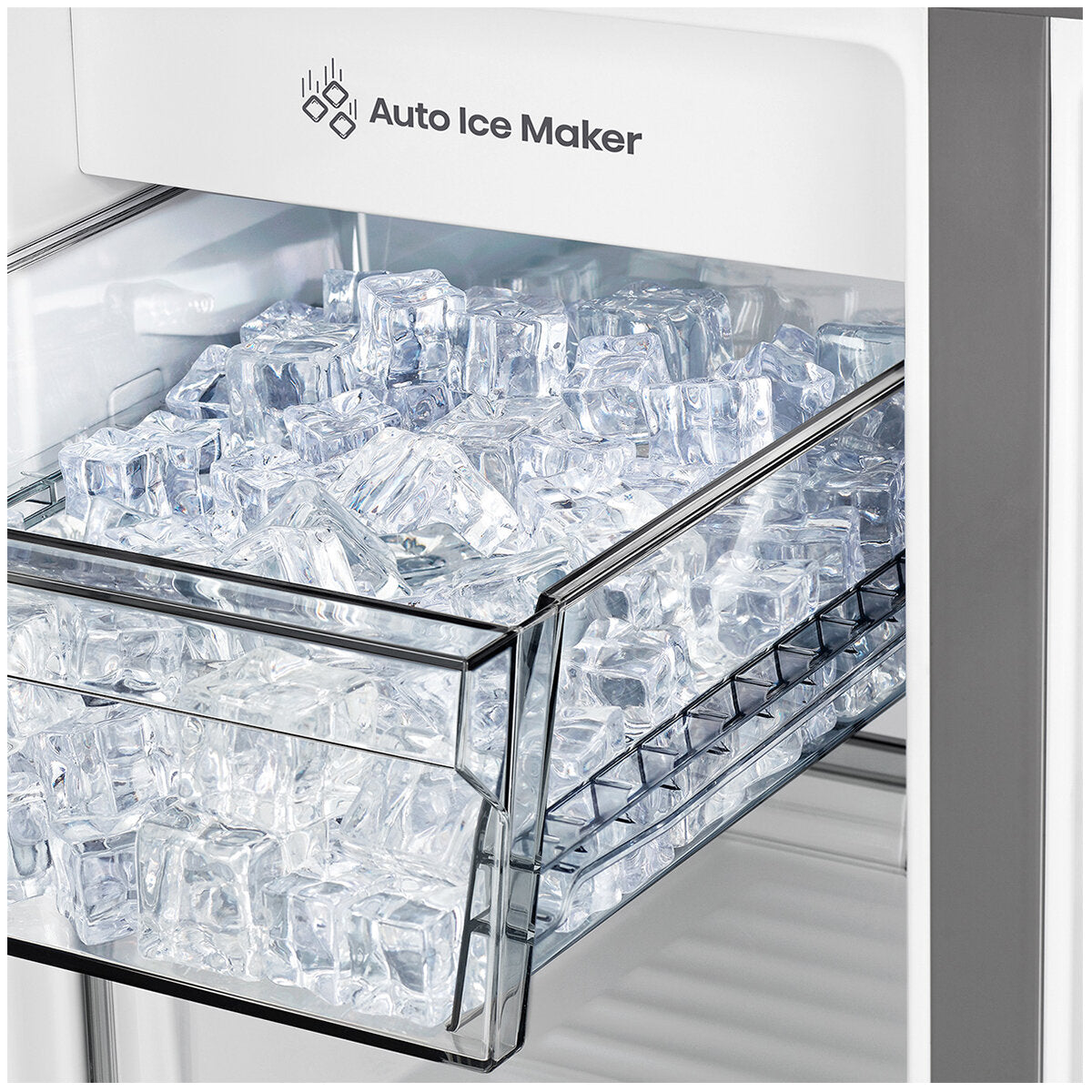 Hisense 483L French Door Fridge Black Steel with Non-plumbed Ice and Water Dispenser HRCD483TBW