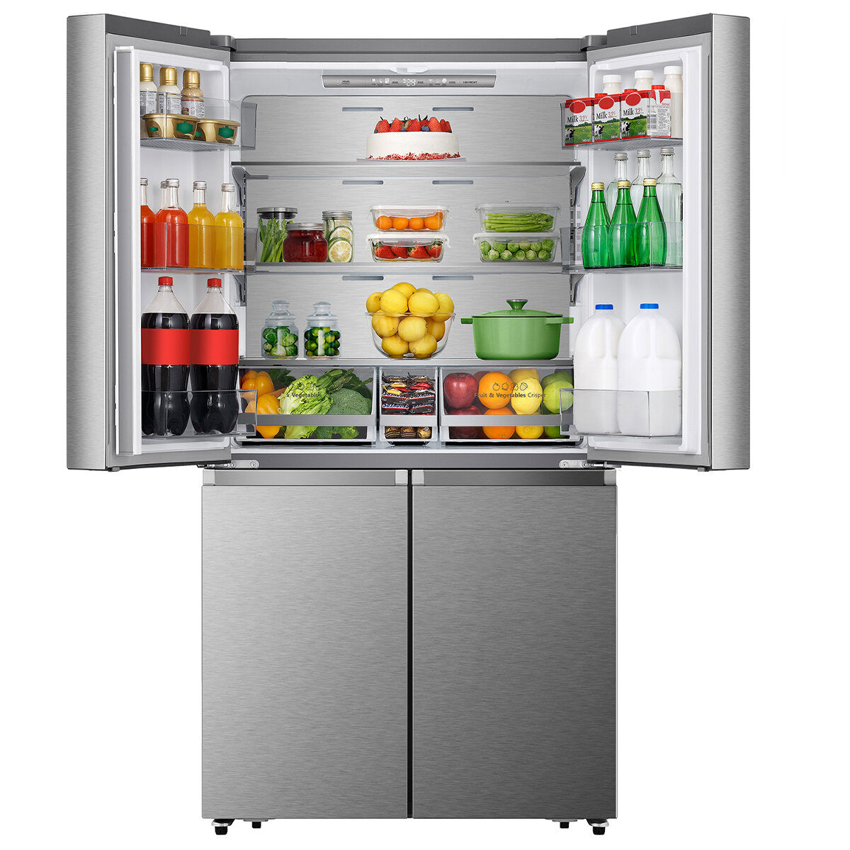 Hisense 609L French Door Fridge Stainless Steel HRCD610TS