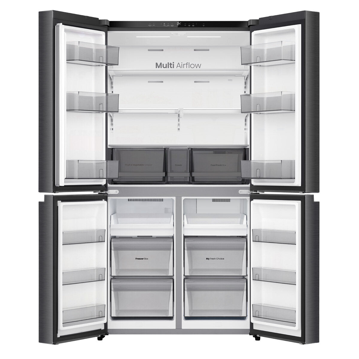 Hisense 647L PureFlex French Door Refrigerator Dark Stainless HRCD640TB