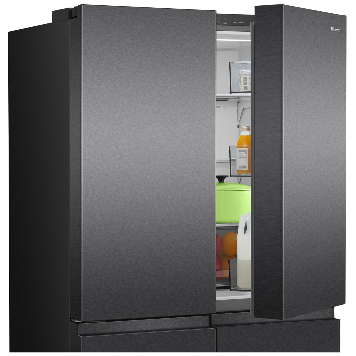 Hisense 647L PureFlex French Door Refrigerator Dark Stainless HRCD640TB