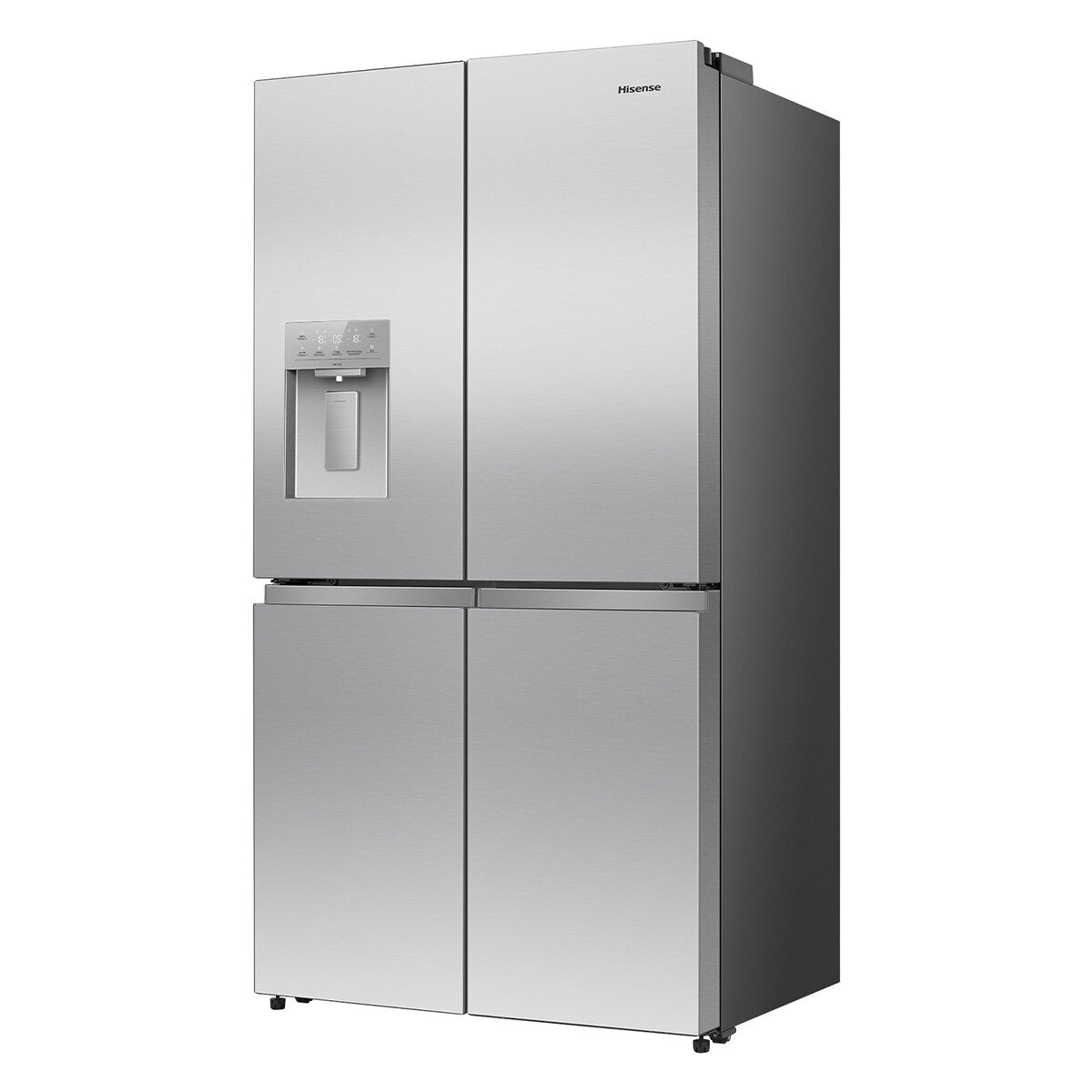 Hisense 640L PureFlex French Door Refrigerator with Non-Plumbed Ice and Water Dispenser Stainless Steel HRCD640TSW
