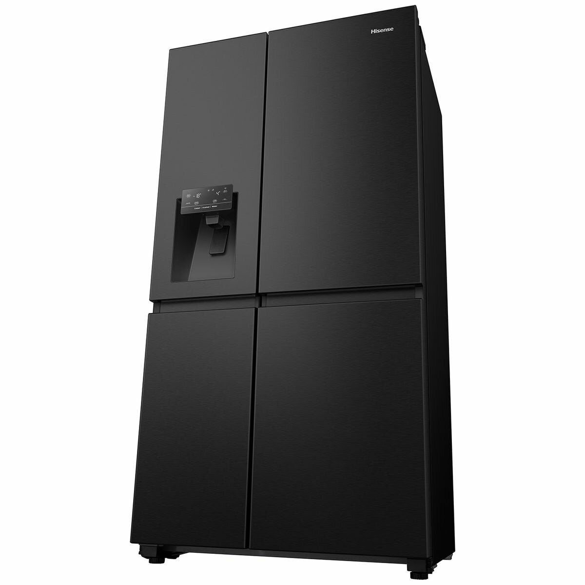 Hisense 632L Side by Side Refrigerator Black Steel HRSBS632BW