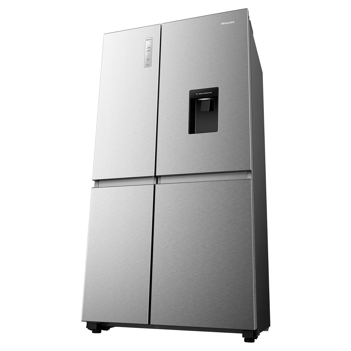 Hisense 649L Side by Side Refrigerator with Non-Plumbed Water Dispenser Stainless Steel HRSBS649SW