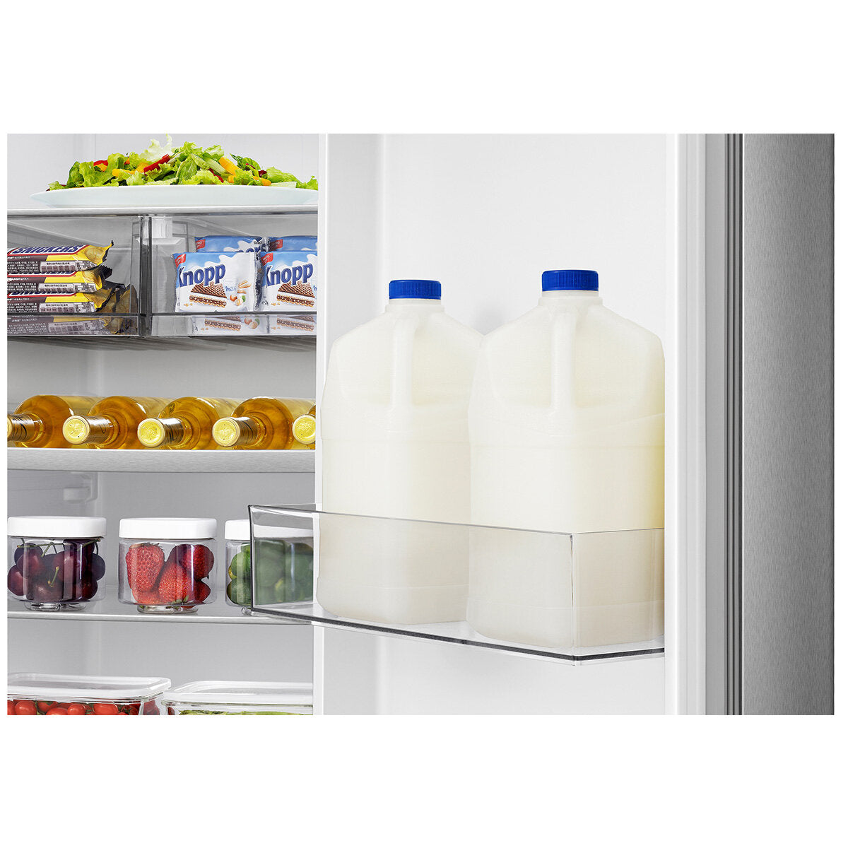 Hisense 649L Side by Side Refrigerator with Non-Plumbed Water Dispenser Stainless Steel HRSBS649SW