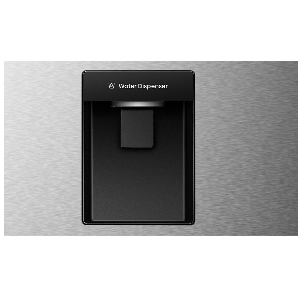Hisense 649L Side by Side Refrigerator with Non-Plumbed Water Dispenser Stainless Steel HRSBS649SW