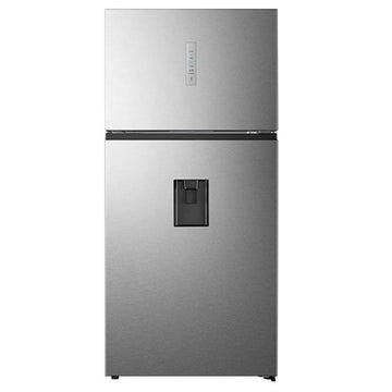 Hisense 496L Top Mount Refrigerator with Non-Plumbed Water Dispenser Stainless Steel HRTF497SW