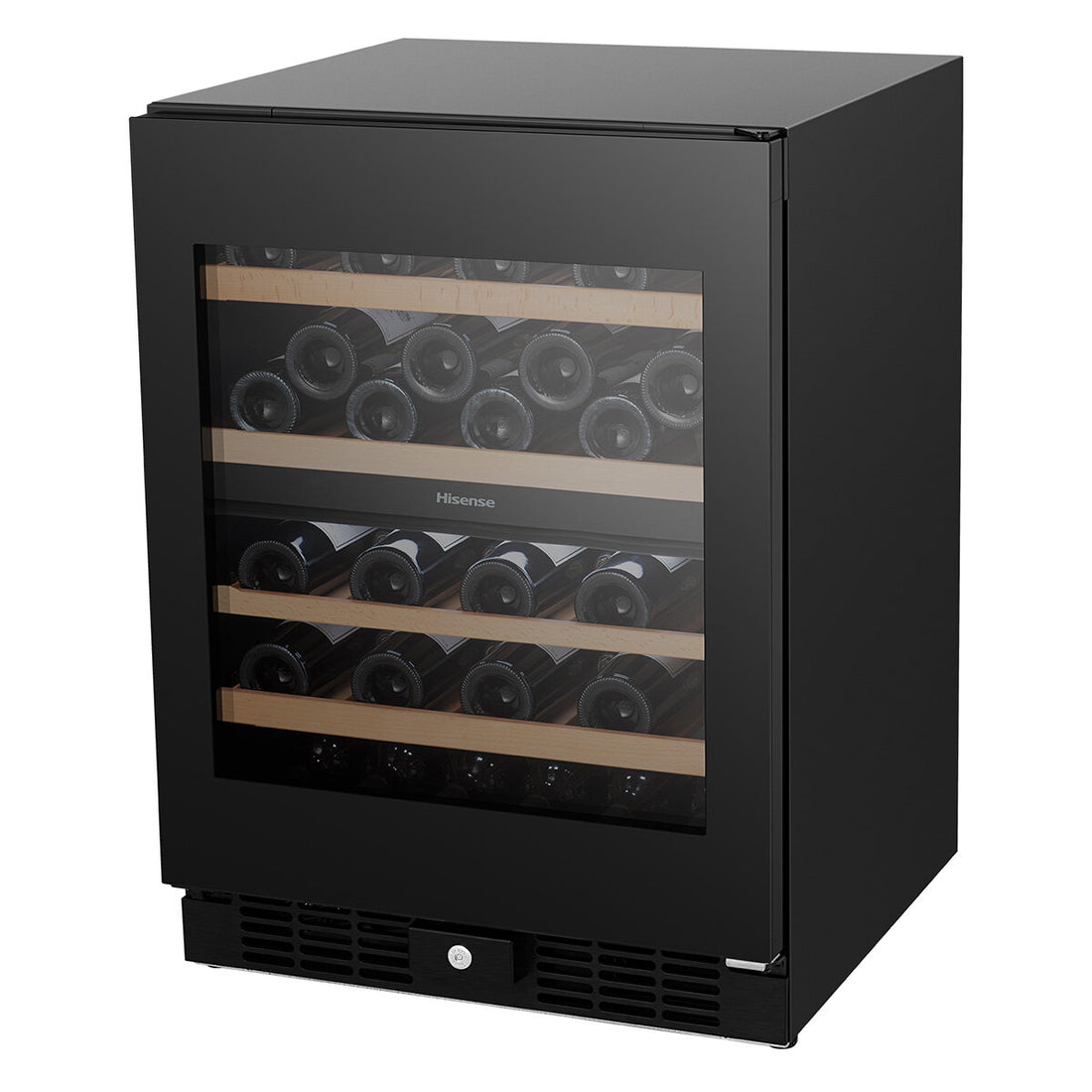 Hisense 46 Bottle Dual-Zone Wine Cabinet Black HRWC46B