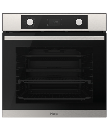 Haier 60cm 500 Series 12 Function Pyrolytic Built-in Oven with Air Fry Stainless Steel HWO60S12EPX5