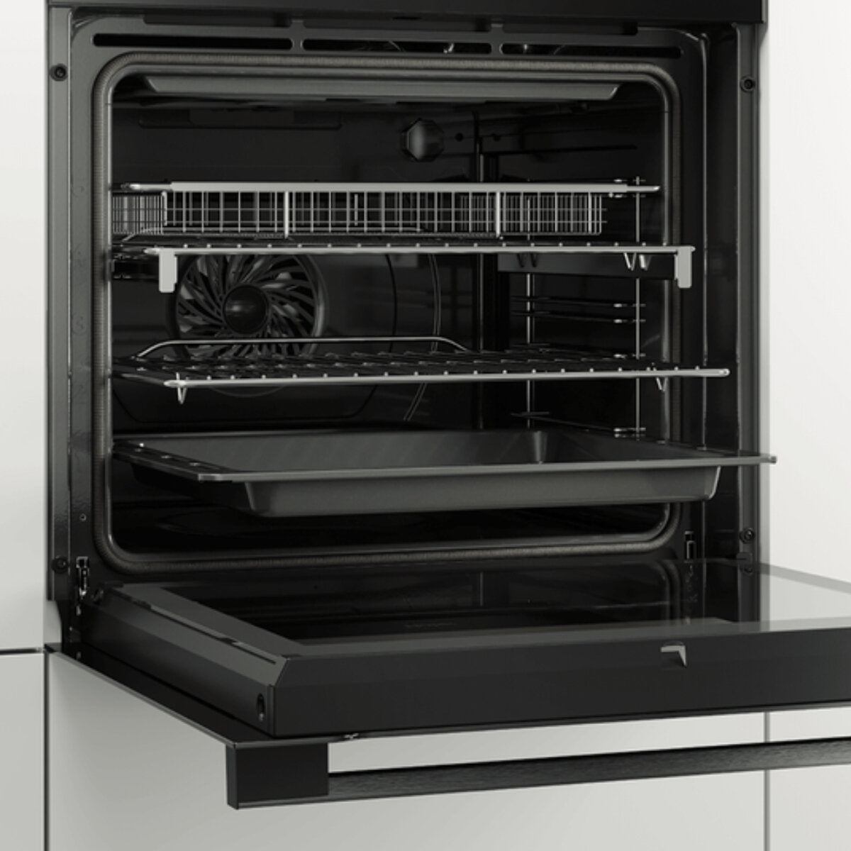 Haier 60cm Pyrolytic Oven 14 Function with Air Fry & WiFi HWO60S14TPB2 (Ex-Display)
