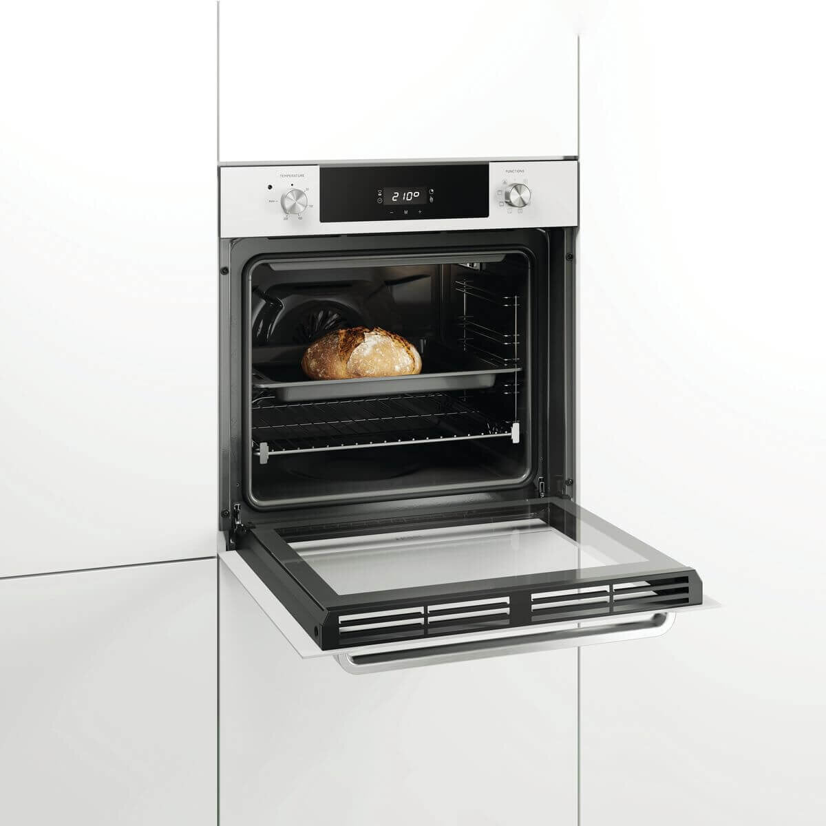 Haier 60cm Light Grey 7 Function Oven with Air Fry HWO60S7ELG4