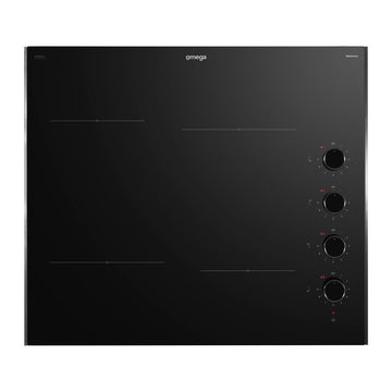 Omega 60cm Ceramic Cooktop Knob Controls OCC604KZ