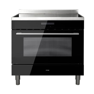 Omega 90cm Freestanding Cooker with Induction Cooktop OFOIC909B