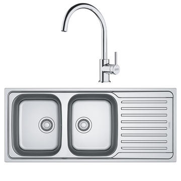 Franke Stainless Steel Sink & Mixer Pack AZX621RHD + TA9900