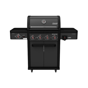 Coleman Revolution 4 Burner BBQ w/Side Burner Black Matte REV4BMA