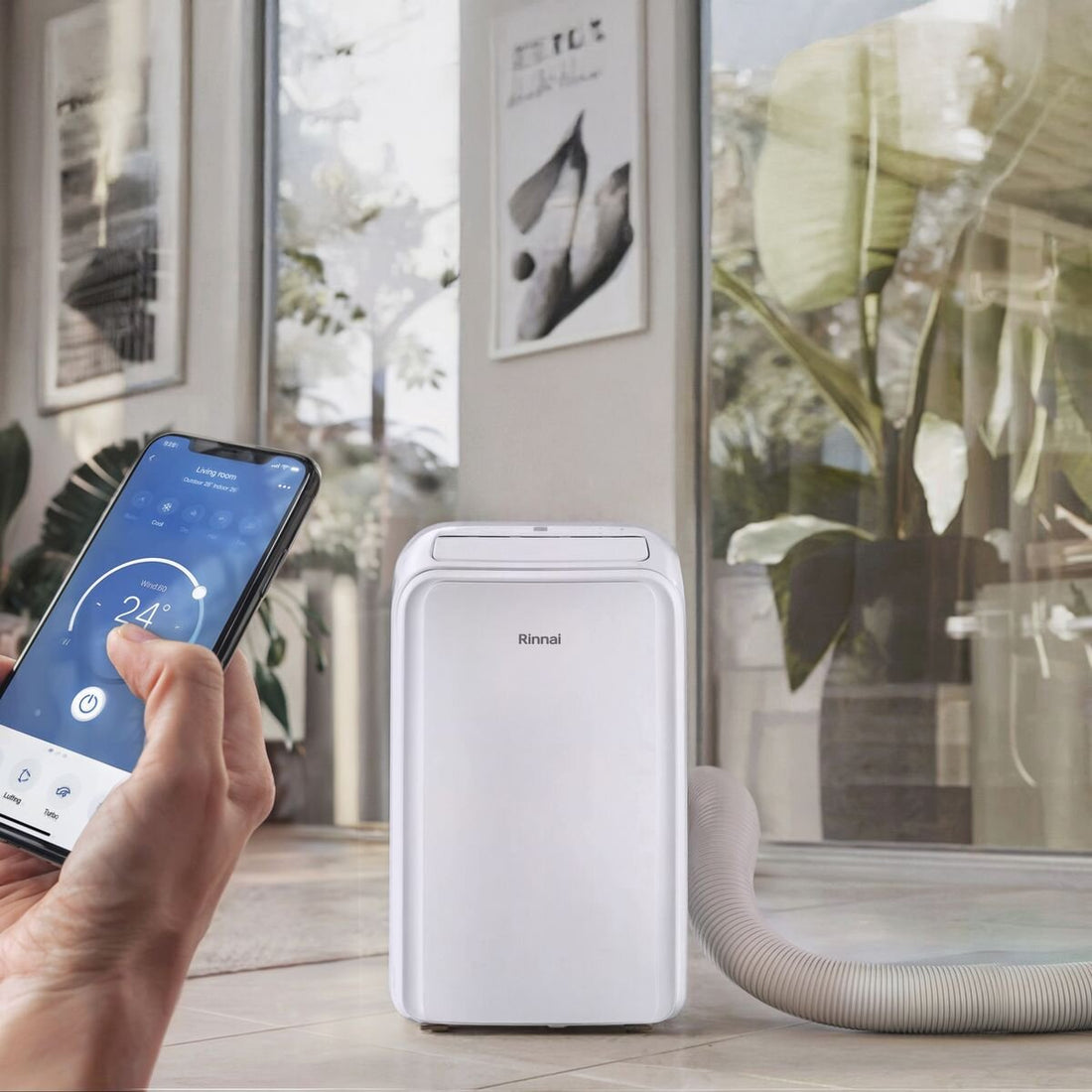 Rinnai 3.5kW Portable Reverse Cycle Air Conditioner RPC35PDRWF