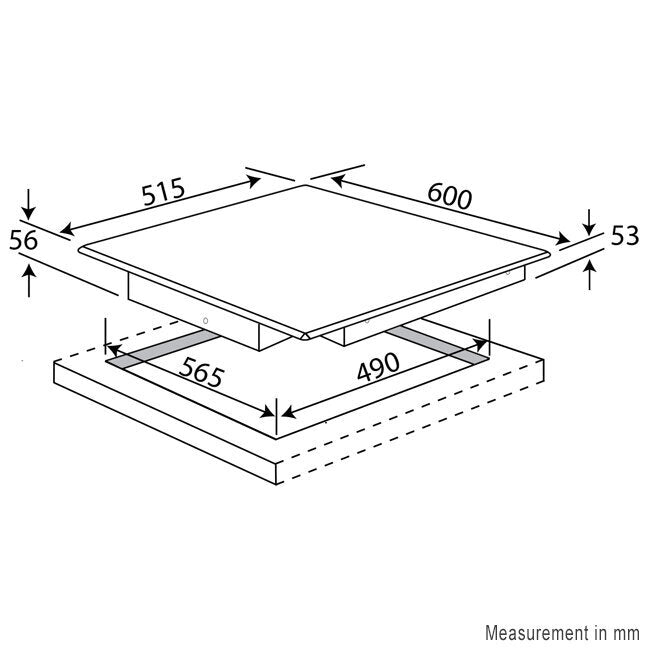 Smeg 60cm Classic Aesthetic Ceramic Cooktop SA661X2